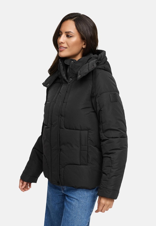 Navahoo Steppjacke »Zauberlicht 14« mit Kapuze Winterjacke mit abnehmbarer Kapuze und Fleece-Futter
