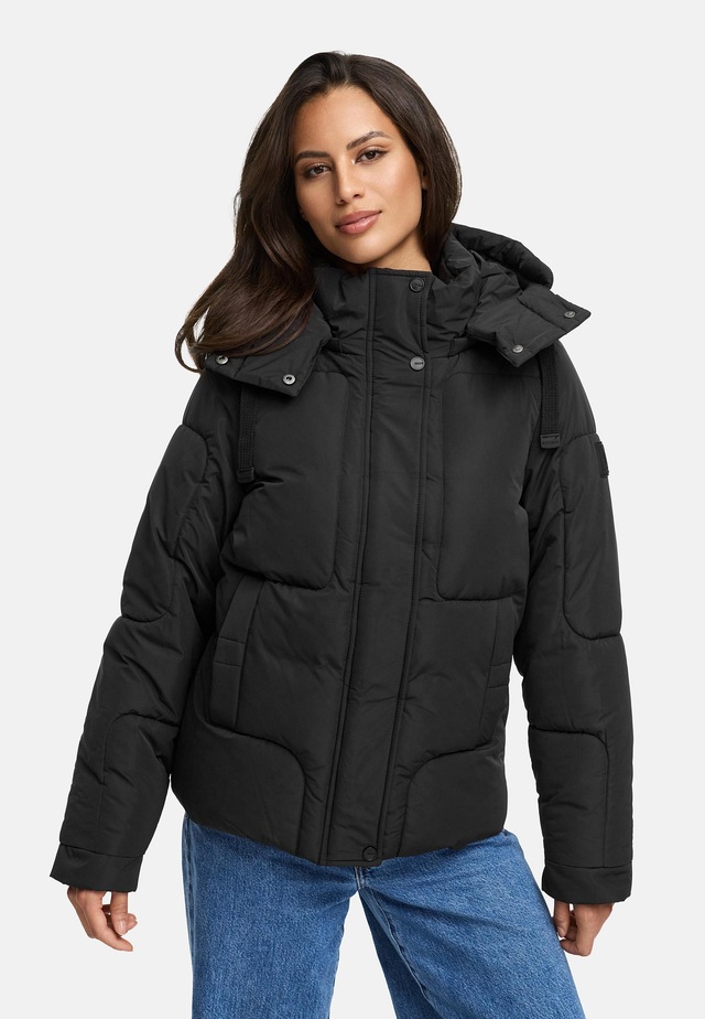 Navahoo Steppjacke »Zauberlicht 14« mit Kapuze Winterjacke mit abnehmbarer Kapuze und Fleece-Futter