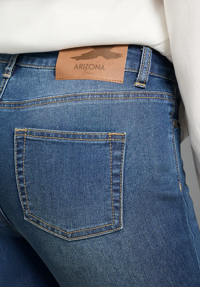 Arizona Gerade Jeans gerade geschnitten, normale Passform, hohe Leibhöhe
