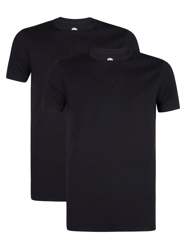 Petrol Industries T-Shirt »Men Body Fit R-Neck - 2PACK« Packung, 2er-, Auch ideal zum Unterziehen