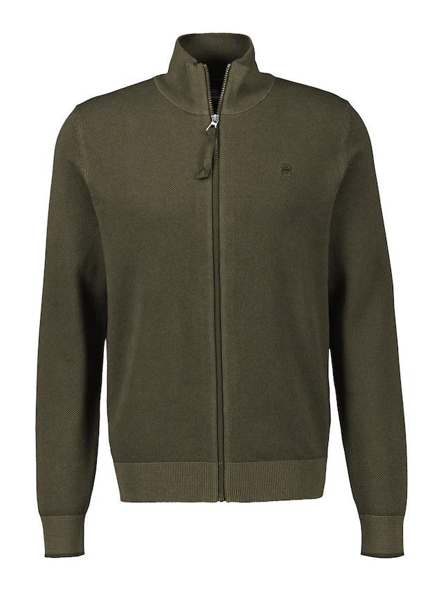 LERROS Strickjacke »Melange-Strickjacke für Herren«