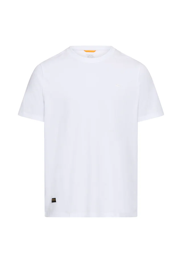 camel active T-Shirt mit Logo-Stickerei