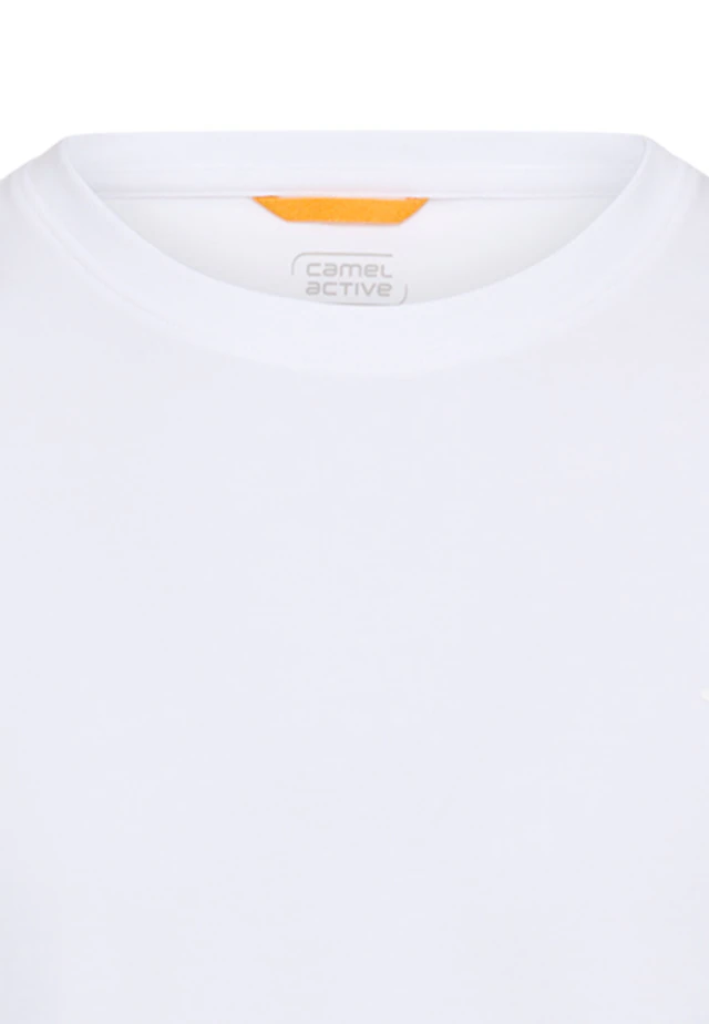 camel active T-Shirt mit Logo-Stickerei