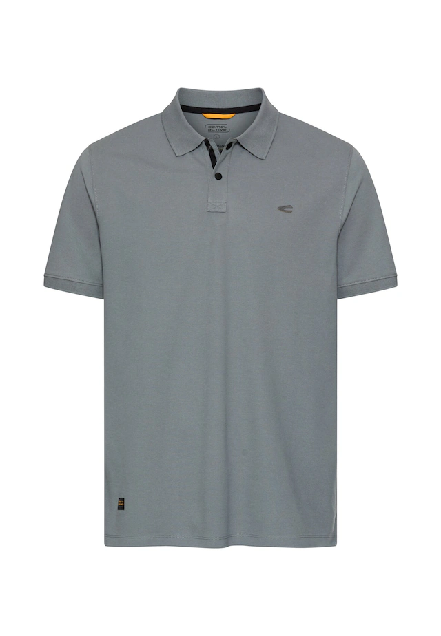 camel active Poloshirt kurzarm, mit Logo-Stickerei