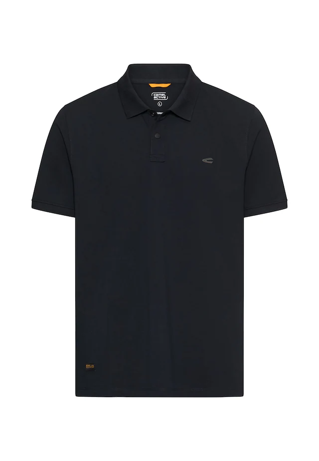 camel active Poloshirt kurzarm, mit Logo-Stickerei