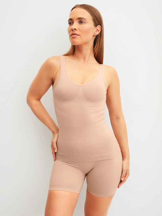 CALIDA Lange Unterhose »Seamless Shape« mit hohem Bund und flachem Abschluss