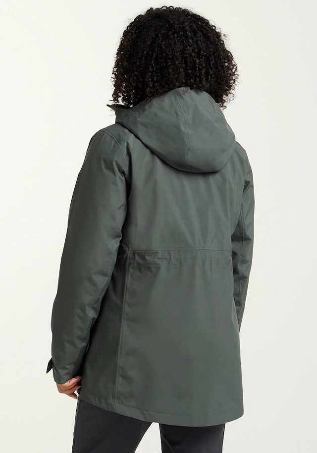Jack Wolfskin 3-in-1-Funktionsjacke »ICECAPE 3IN1 DOWN JKT W RDS« mit Kapuze mit wasserdichten Reißverschlüssen