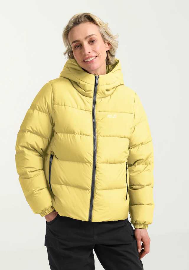 Jack Wolfskin Daunenjacke »FROZEN PALACE JKT W RDS« mit Kapuze mit Kapuze, winddicht, atmungsaktiv, wasserabweisend