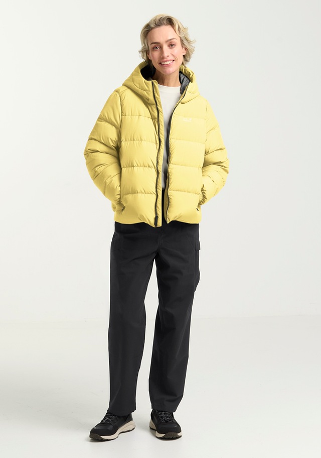 Jack Wolfskin Daunenjacke »FROZEN PALACE JKT W RDS« mit Kapuze mit Kapuze, winddicht, atmungsaktiv, wasserabweisend