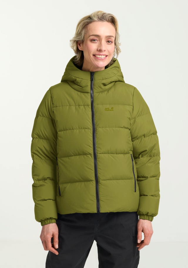 Jack Wolfskin Daunenjacke »FROZEN PALACE JKT W RDS« mit Kapuze mit Kapuze, winddicht, atmungsaktiv, wasserabweisend