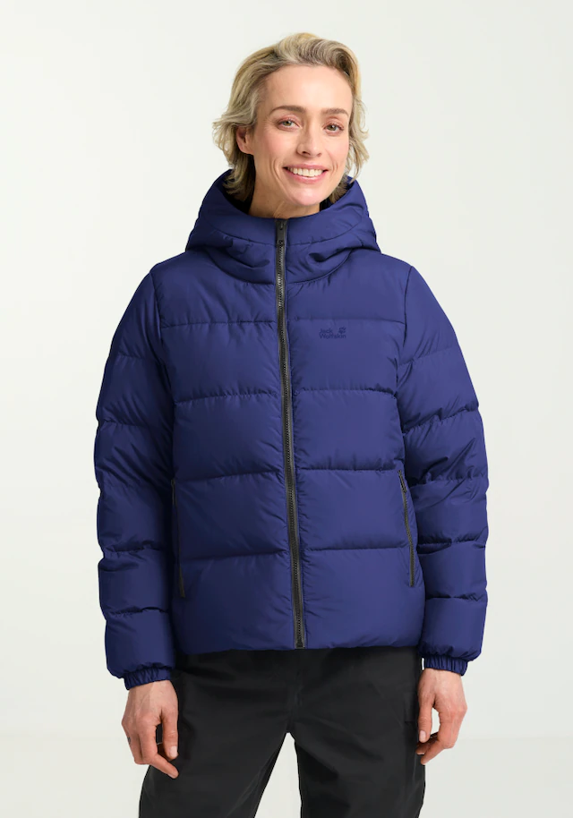 Jack Wolfskin Daunenjacke »FROZEN PALACE JKT W RDS« mit Kapuze mit Kapuze, winddicht, atmungsaktiv, wasserabweisend