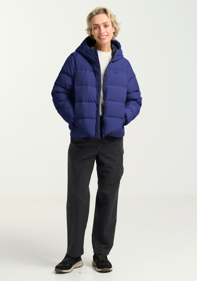 Jack Wolfskin Daunenjacke »FROZEN PALACE JKT W RDS« mit Kapuze mit Kapuze, winddicht, atmungsaktiv, wasserabweisend