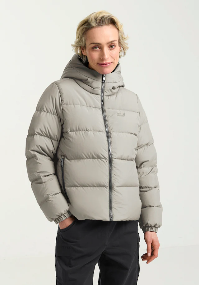 Jack Wolfskin Daunenjacke »FROZEN PALACE JKT W RDS« mit Kapuze mit Kapuze, winddicht, atmungsaktiv, wasserabweisend