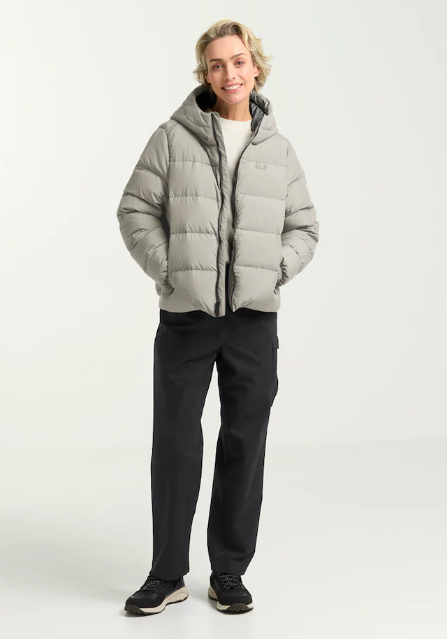 Jack Wolfskin Daunenjacke »FROZEN PALACE JKT W RDS« mit Kapuze mit Kapuze, winddicht, atmungsaktiv, wasserabweisend