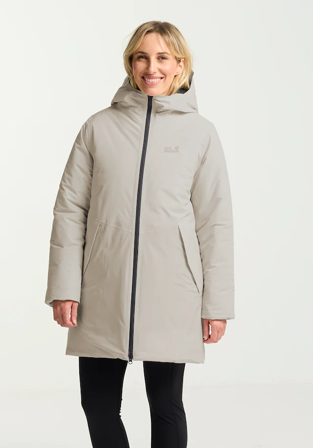 Jack Wolfskin Winterjacke »FROST HAVEN JKT W« mit Kapuze leicht konstruiert, wasserdicht, winddicht, wärmende Füllung