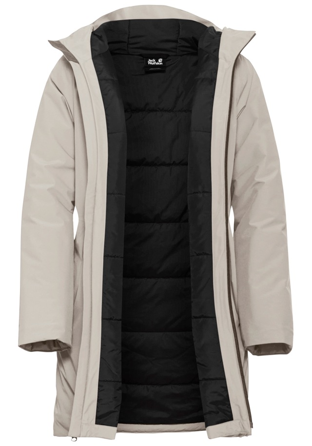 Jack Wolfskin Winterjacke »FROST HAVEN JKT W« mit Kapuze leicht konstruiert, wasserdicht, winddicht, wärmende Füllung