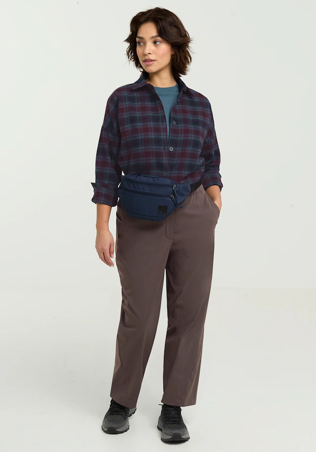 Jack Wolfskin Flanellbluse »BAJA FLANNEL SHIRT W« Flanellhemd, weich, vielseitig kombinierbar