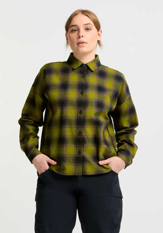 Jack Wolfskin Flanellbluse »BAJA FLANNEL SHIRT W« Flanellhemd, weich, vielseitig kombinierbar