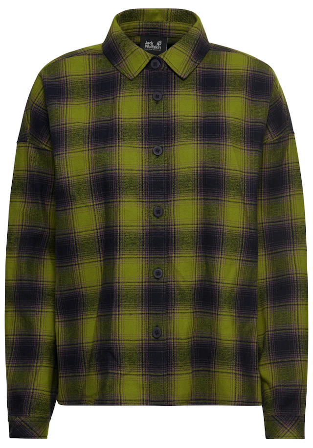 Jack Wolfskin Flanellbluse »BAJA FLANNEL SHIRT W« Flanellhemd, weich, vielseitig kombinierbar