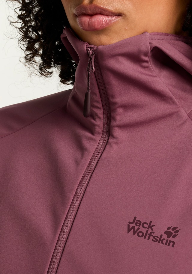 Jack Wolfskin Funktionsjacke »HIKE WITH ME HOODY W« mit Kapuze mit Kapuze, atmungsaktiv, wasserabweisend, winddicht