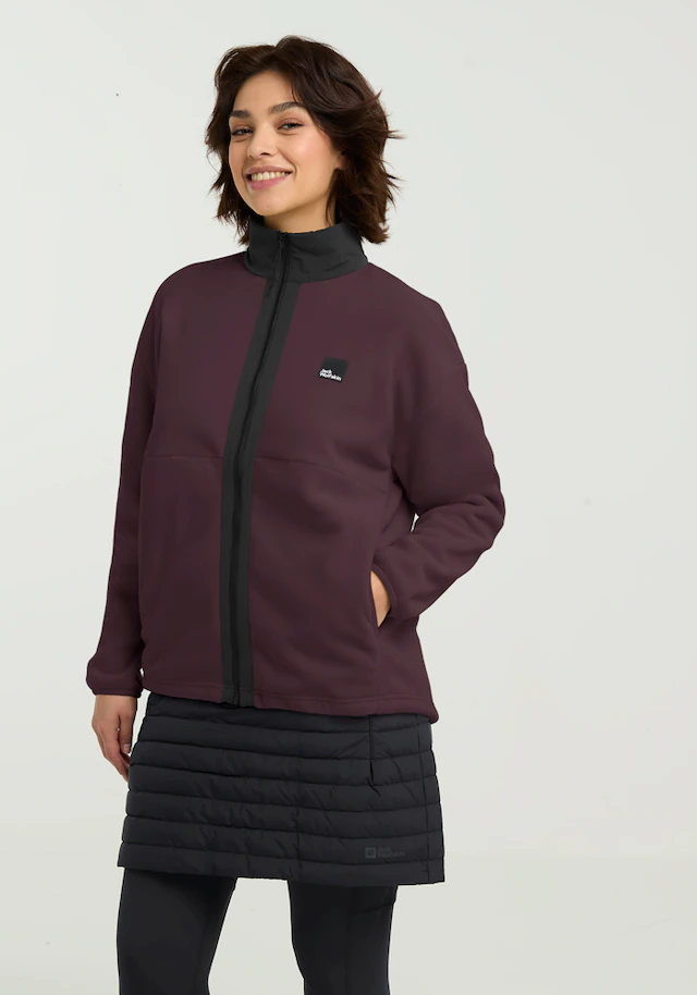 Jack Wolfskin Fleecejacke »SUMETRO FZ W« mit durchgehendem Reißverschluss, wärmend