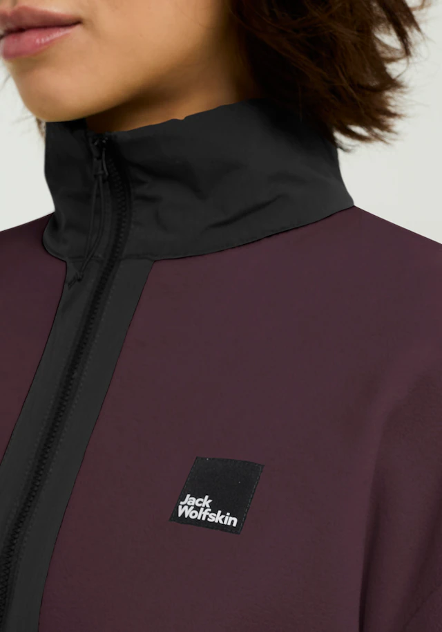 Jack Wolfskin Fleecejacke »SUMETRO FZ W« mit durchgehendem Reißverschluss, wärmend
