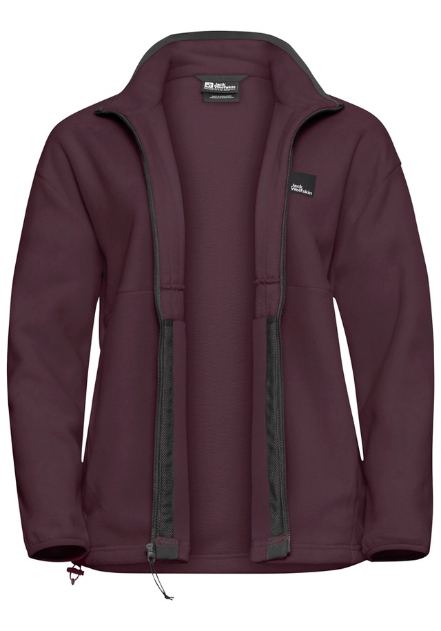 Jack Wolfskin Fleecejacke »SUMETRO FZ W« mit durchgehendem Reißverschluss, wärmend