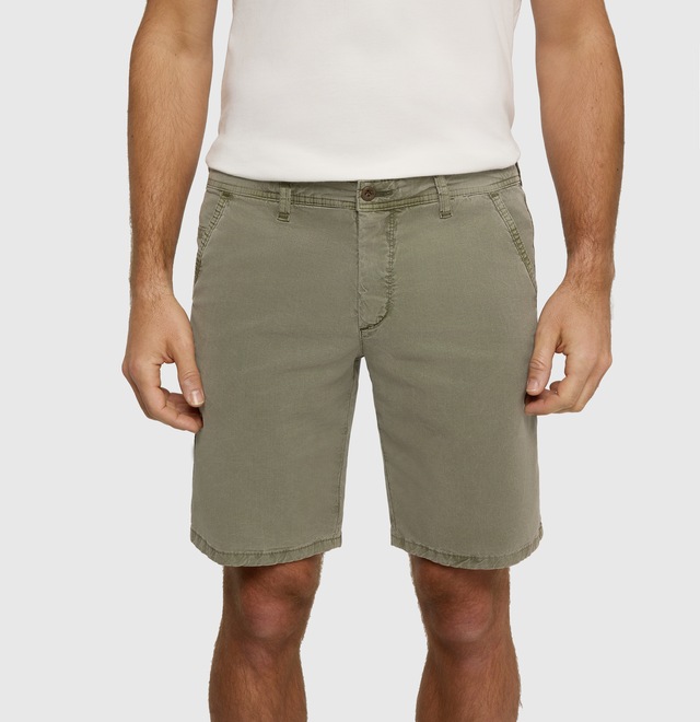 MAC Bermudas »Liam Bermuda« in gewaschener Optik, Twillqualität