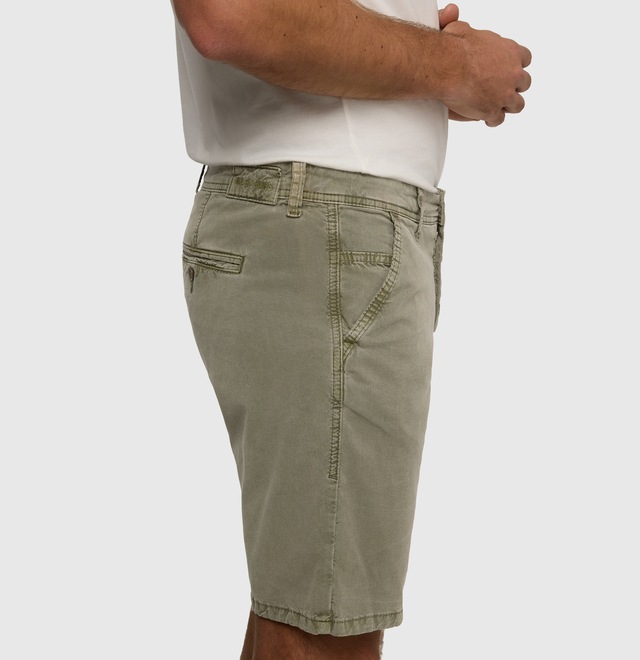 MAC Bermudas »Liam Bermuda« in gewaschener Optik, Twillqualität