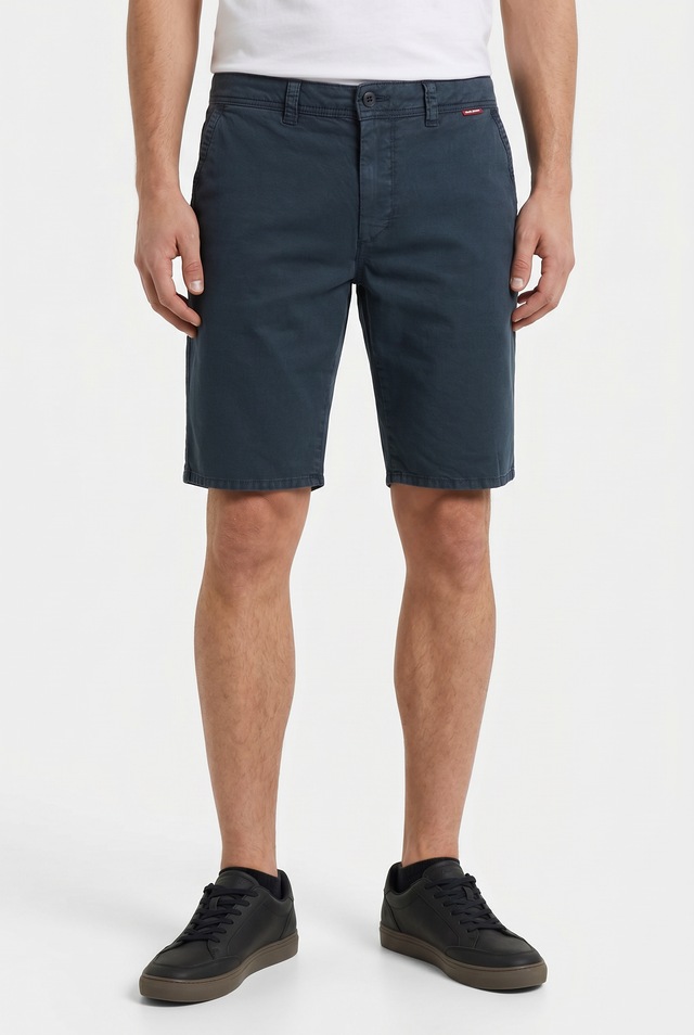MAC Bermudas »Liam Bermuda« in gewaschener Optik, Twillqualität