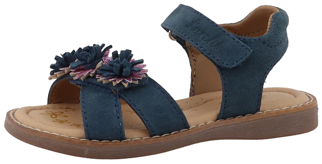Lurchi Sandale »Loona« Klettschuh mit Blütenapplikation, Größenschablone zum Download
