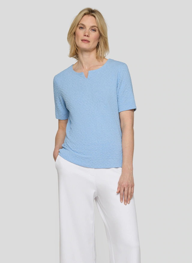 Rabe T-Shirt im Crinkle-Look