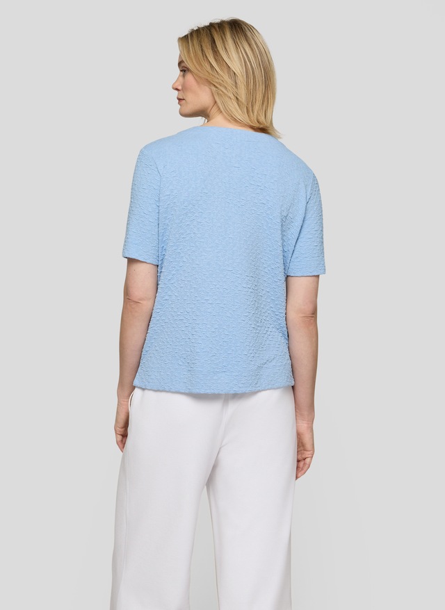 Rabe T-Shirt im Crinkle-Look