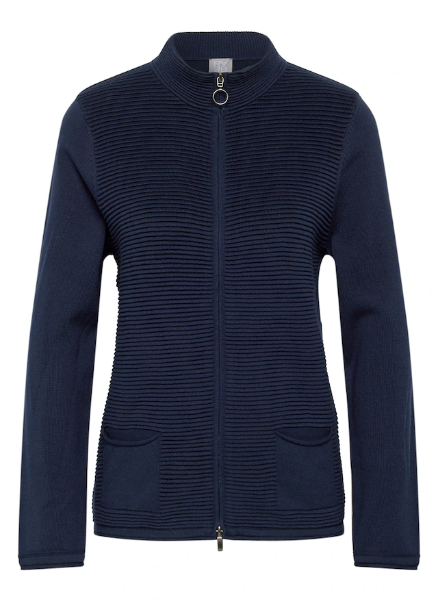 Rabe Strickjacke mit Taschen