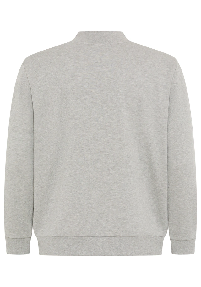 Man's World Plus Sweatjacke aus angerauter Sweatware, Regular Fit, Langarm-Design