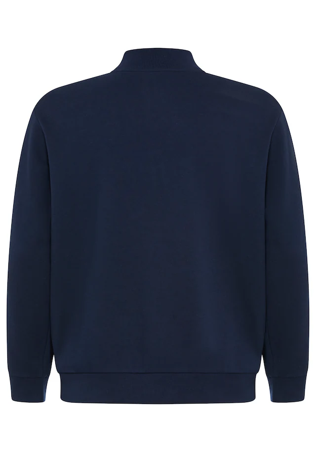 Man's World Plus Sweatjacke aus angerauter Sweatware, Regular Fit, Langarm-Design