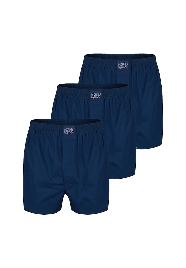 Lousy Livin Boxershorts »3Pack Boxershorts Plain 3 Pack« mit lockerem Schnitt