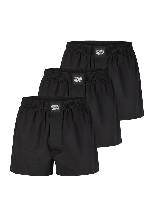 Lousy Livin Boxershorts »3Pack Boxershorts Plain 3 Pack« mit lockerem Schnitt