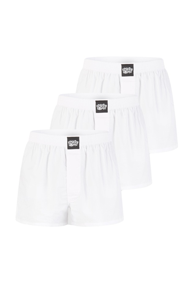 Lousy Livin Boxershorts »3Pack Boxershorts Plain 3 Pack« mit lockerem Schnitt