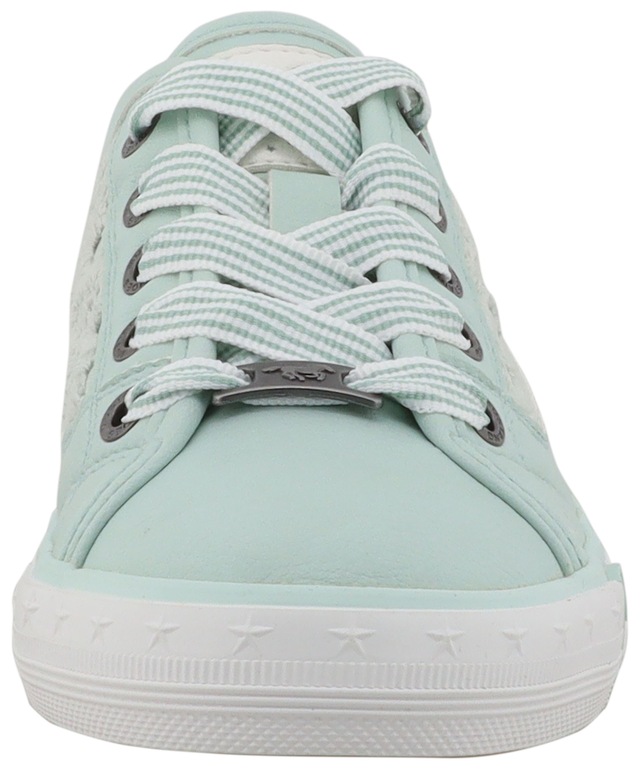 Mustang Shoes Sneaker »Gaspare« Freizeitschuh, Schnürschuh, Halbschuh mit Blüten-Stickerei