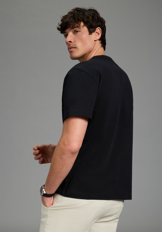 Bruno Banani T-Shirt »Oversize« Kurzarmshirt, lässige Passform, unifarben, aus Single Jersey