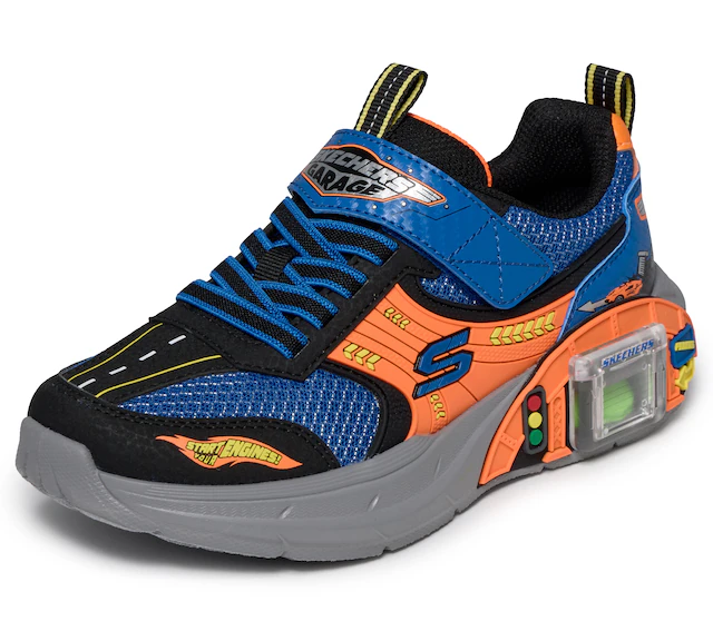 Skechers Sneaker »Compartment & Two Toy Cars« Kinderschuh mit integriertem Toy Car, Größenschablone zum Download