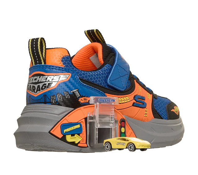 Skechers Sneaker »Compartment & Two Toy Cars« Kinderschuh mit integriertem Toy Car, Größenschablone zum Download