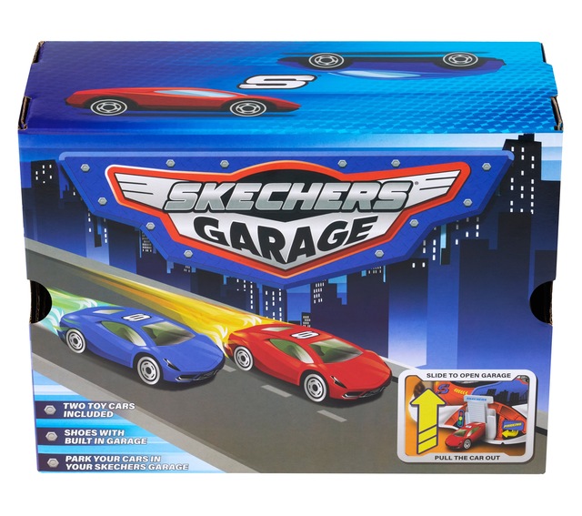 Skechers Sneaker »Compartment & Two Toy Cars« Kinderschuh mit integriertem Toy Car, Größenschablone zum Download