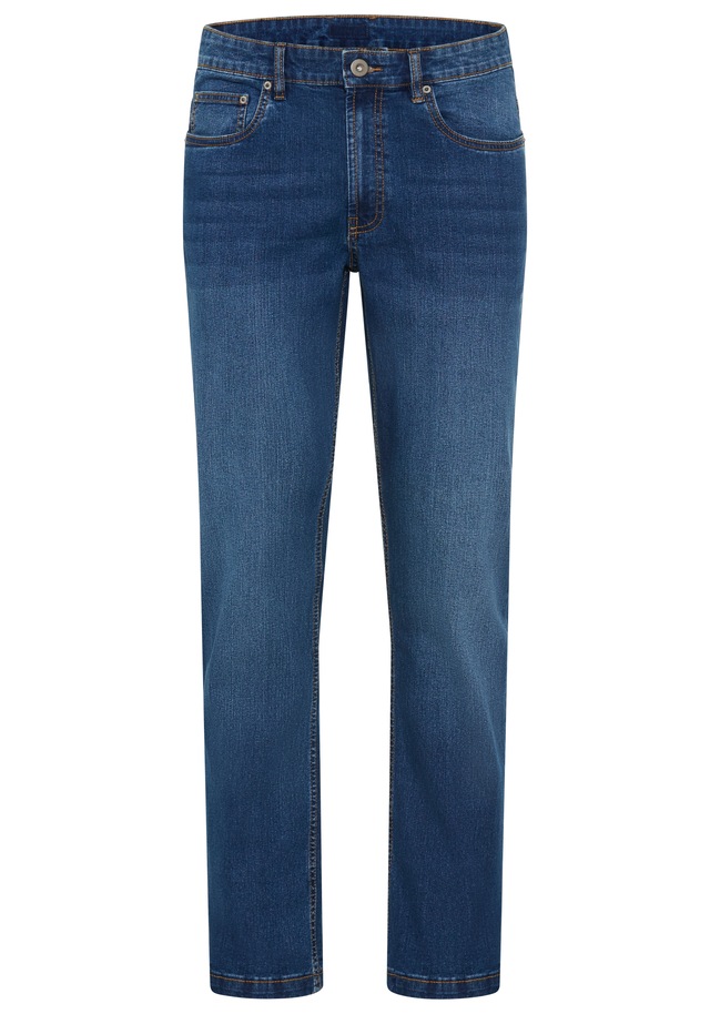 Arizona Straight-Jeans gerader Schnitt, normale Leibhöhe, mit Knopf- und Reißverschluss
