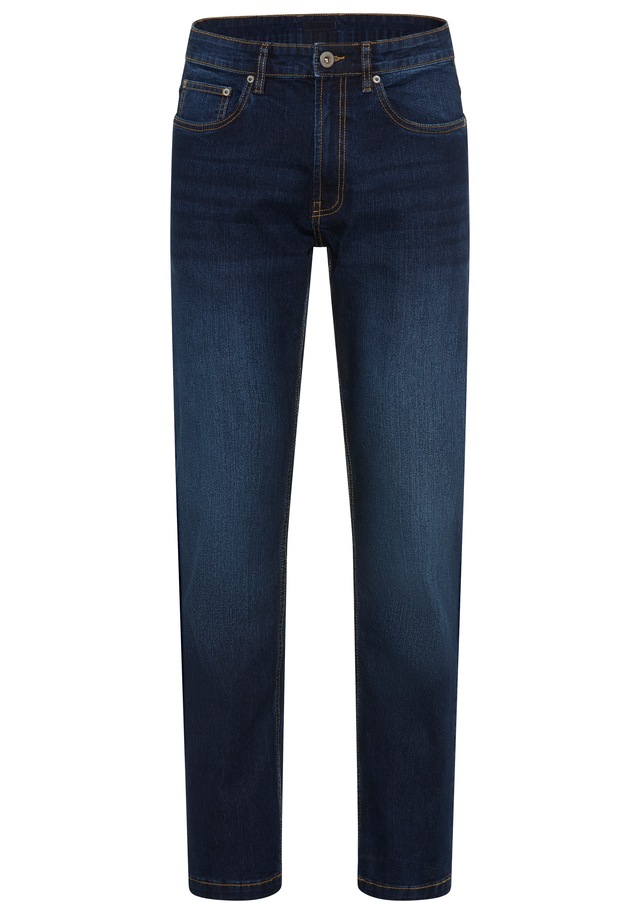 Arizona Straight-Jeans gerader Schnitt, normale Leibhöhe, mit Knopf- und Reißverschluss