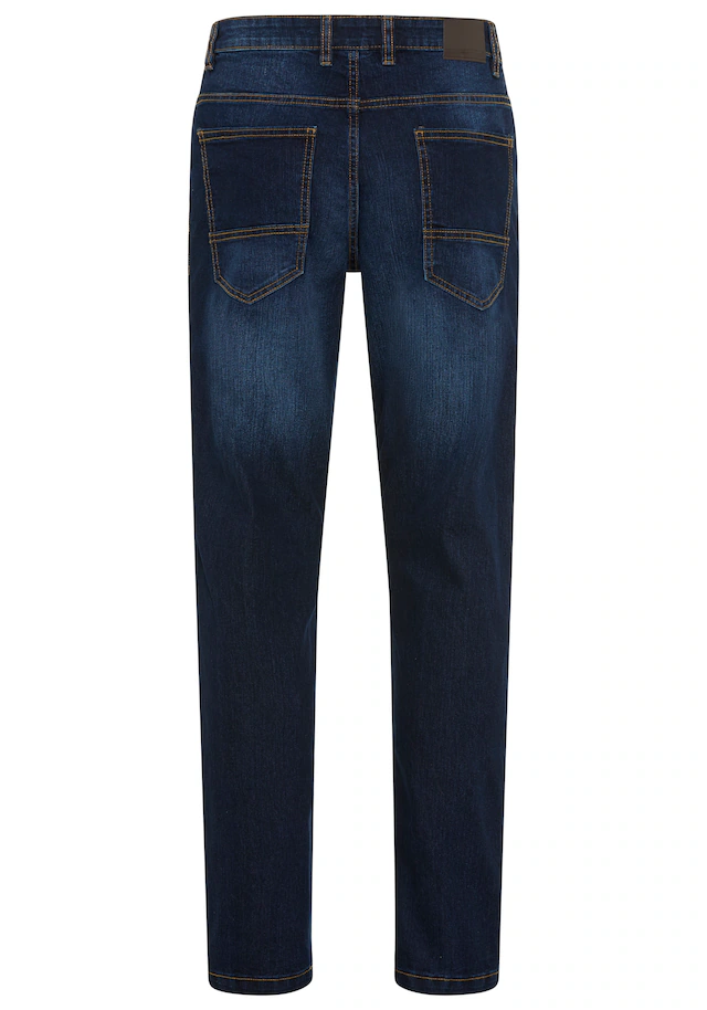 Arizona Straight-Jeans gerader Schnitt, normale Leibhöhe, mit Knopf- und Reißverschluss