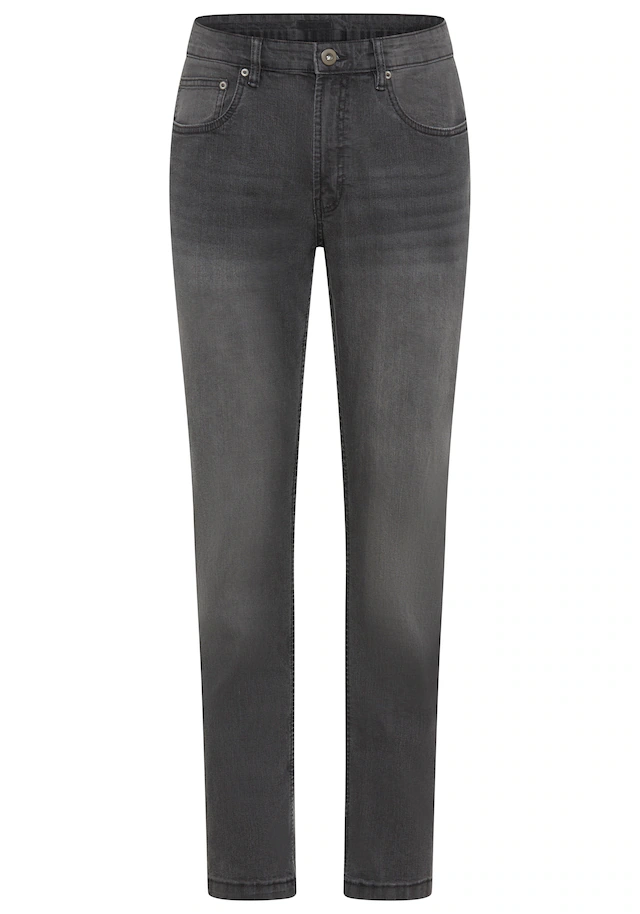 Arizona Straight-Jeans gerader Schnitt, normale Leibhöhe, mit Knopf- und Reißverschluss