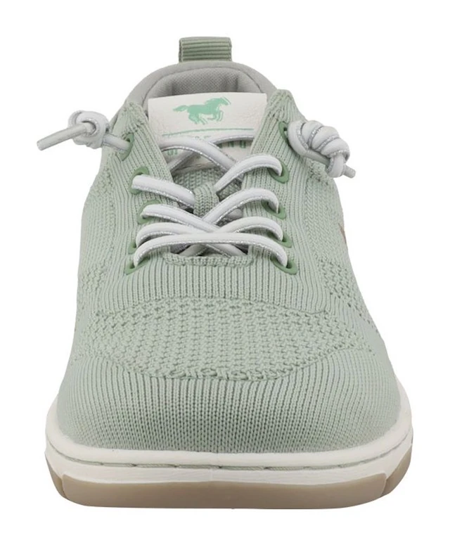 Mustang Shoes Slip-On Sneaker »Sue« Freizeitschuh, Halbschuh, Slipper mit Logoschriftzügen