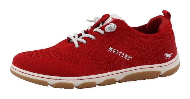 Mustang Shoes Slip-On Sneaker »Sue« Freizeitschuh, Halbschuh, Slipper mit Logoschriftzügen